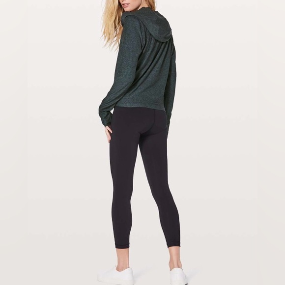 Lululemon Hooded Ready to Rulu Wrap in Heathered Blue - Size 4 - Picture 2 of 6